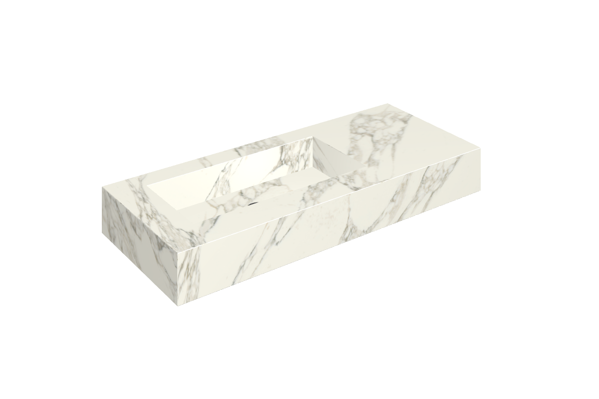 Charme Deluxe, Arabescato White, Matt